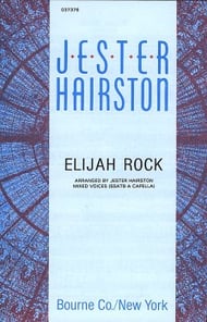 Elijah Rock SATB choral sheet music cover Thumbnail